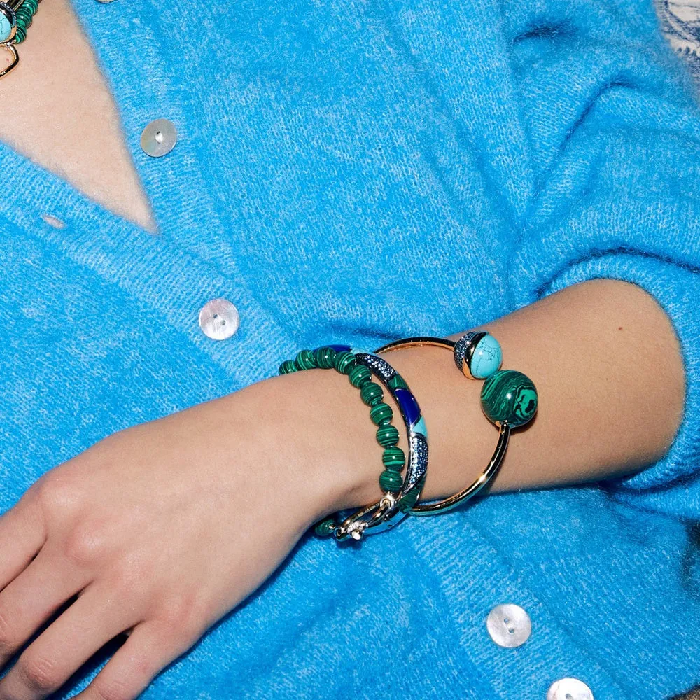 Bracciale Ti Sento Perle Verde Malachite 2961MA