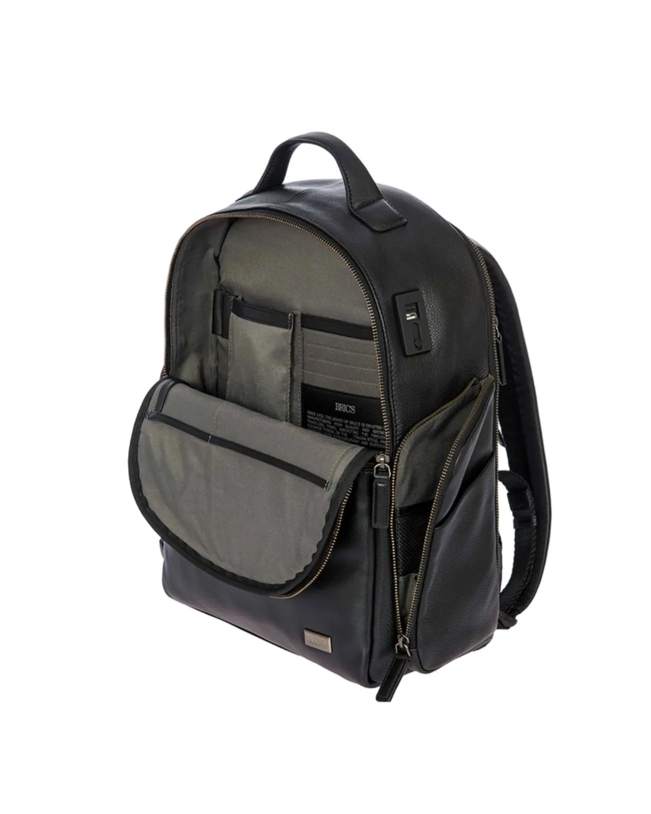 Bric's - Zaino uomo in pelle porta pc 15'' e USB M Torino | Studioarch.com