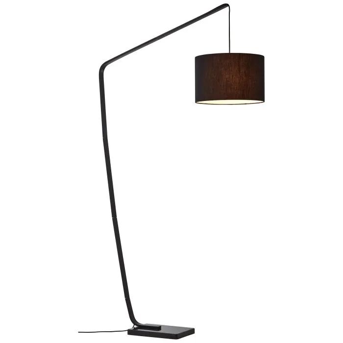 Brilliant Daria lampada ad arco Nero, 1-Luce