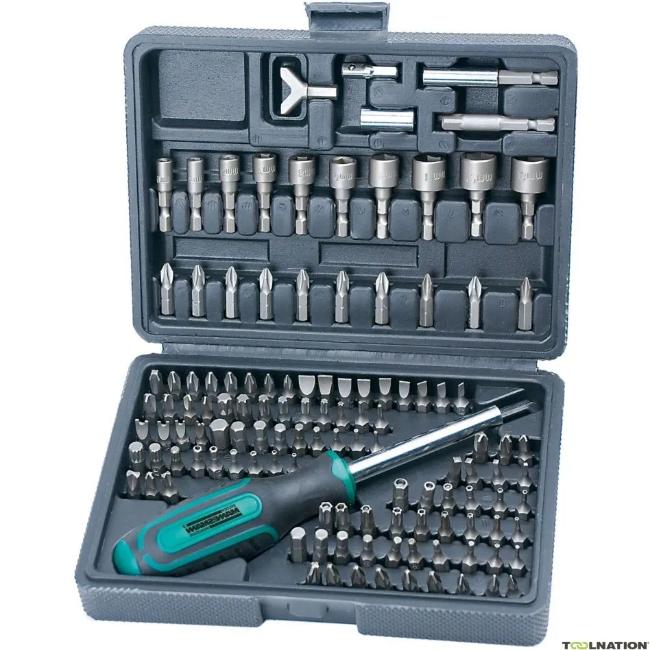 Brüder Mannesmann 29896 Set di bit da 122 pezzi