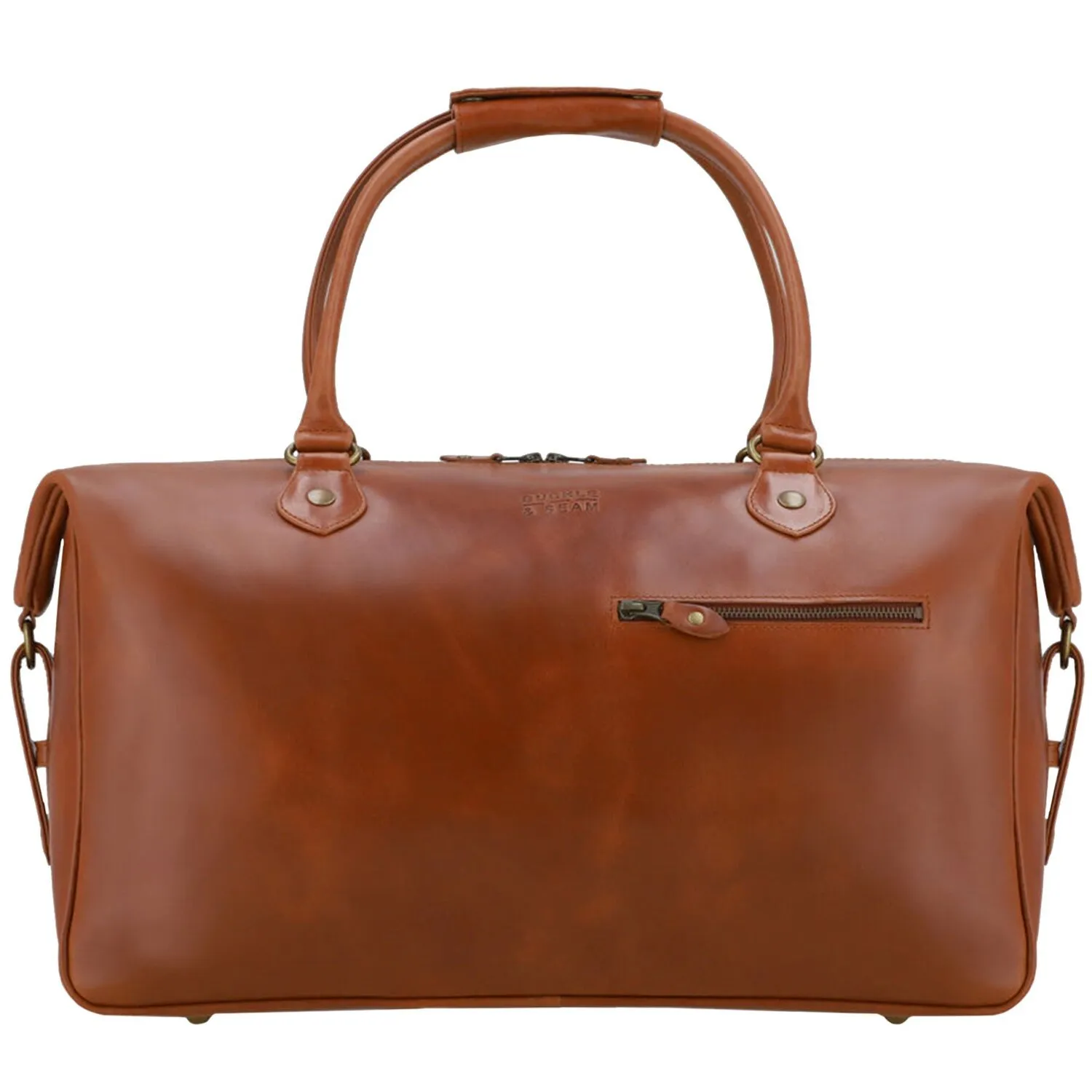 Buckle & Seam Borsa da viaggio Linwood in pelle 50 cm