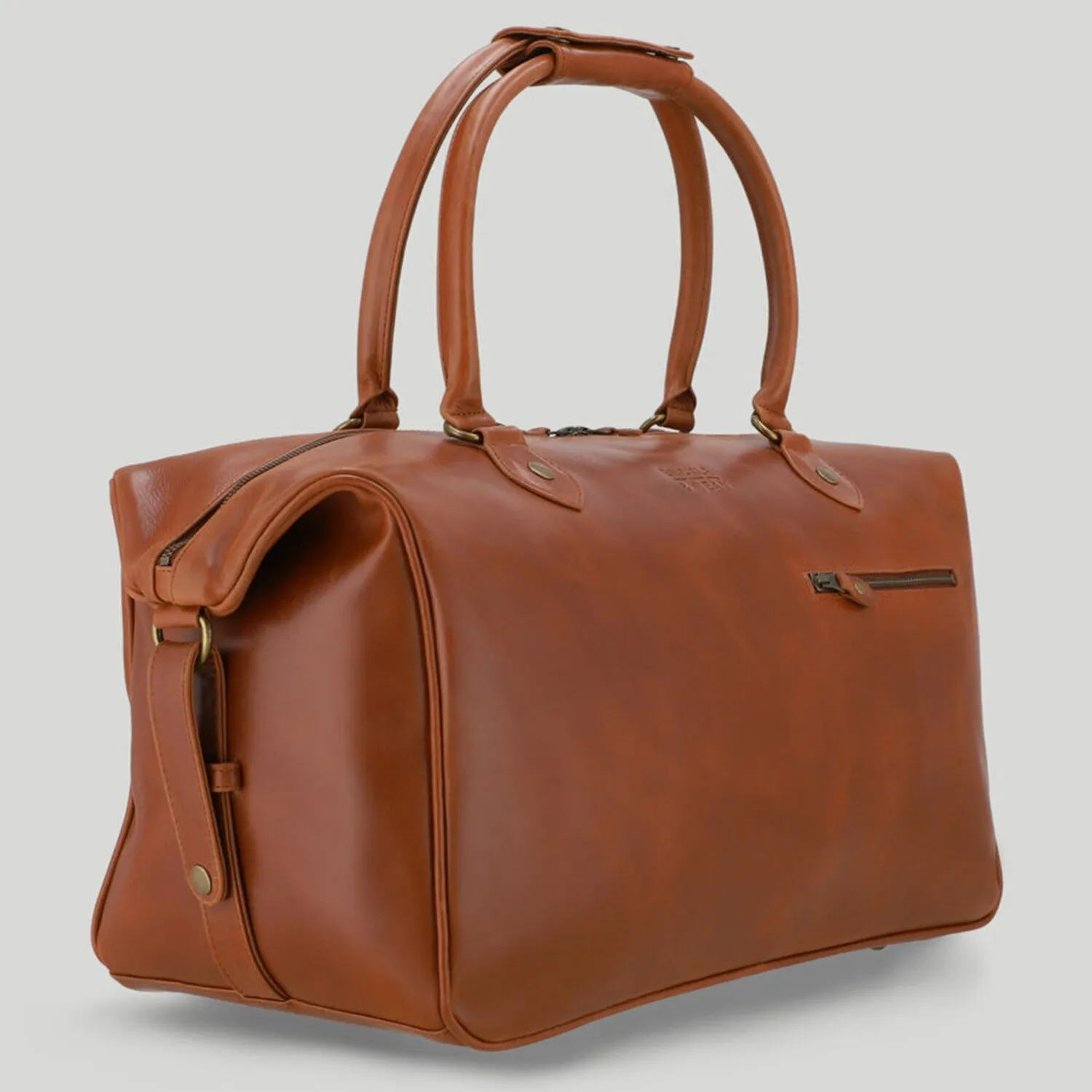 Buckle & Seam Borsa da viaggio Linwood in pelle 50 cm
