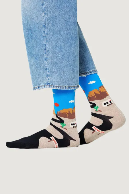 Calzini Happy Socks ROADTRIP SOCK Celeste