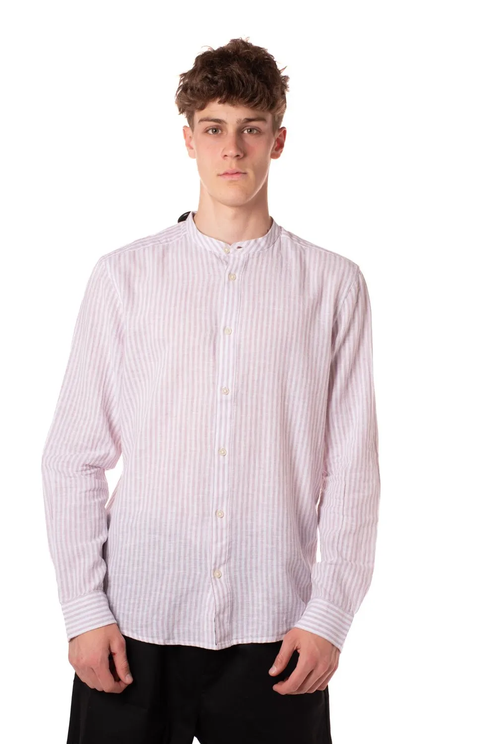 camicia coreana millerighe uomo multi