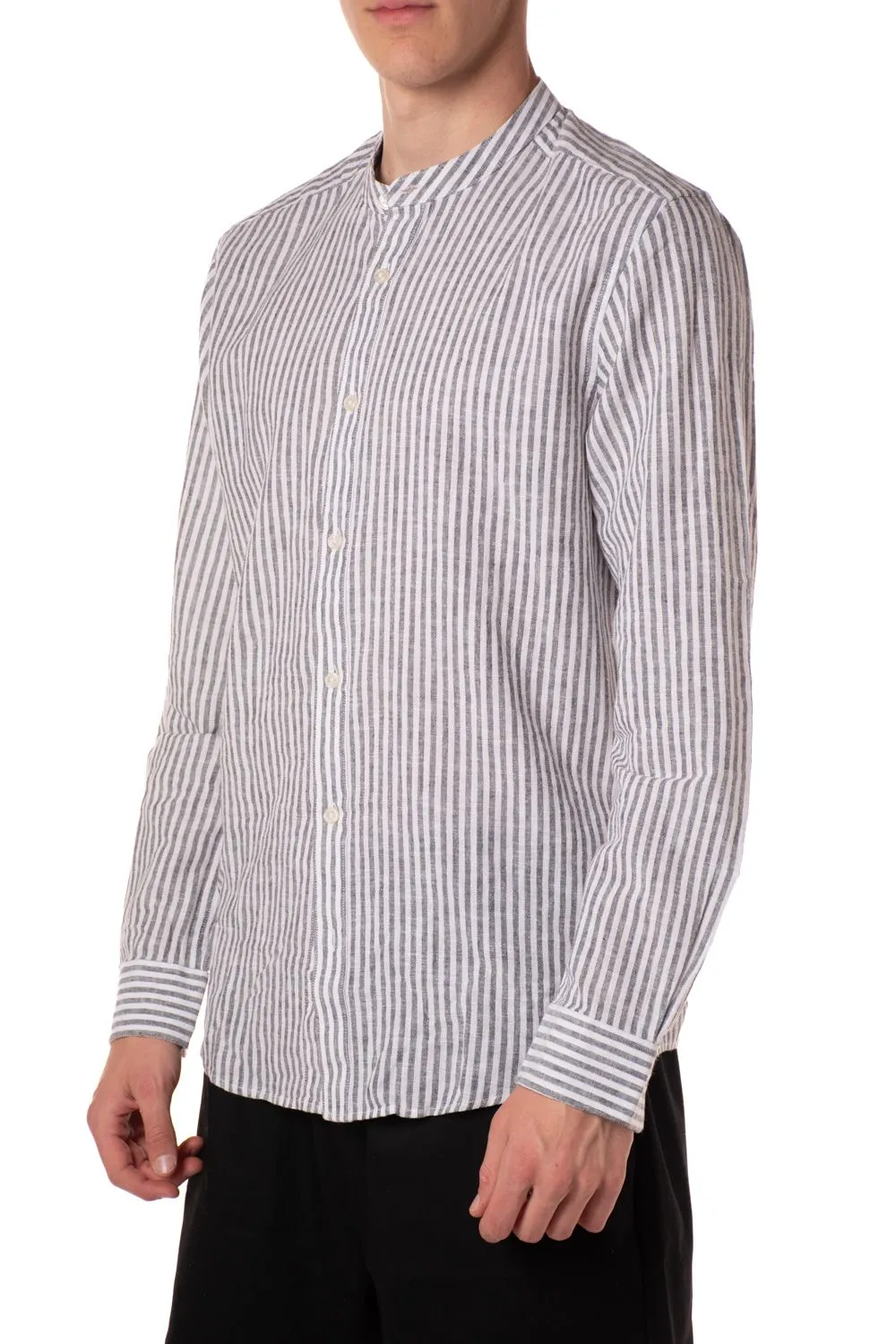camicia coreana millerighe uomo multi