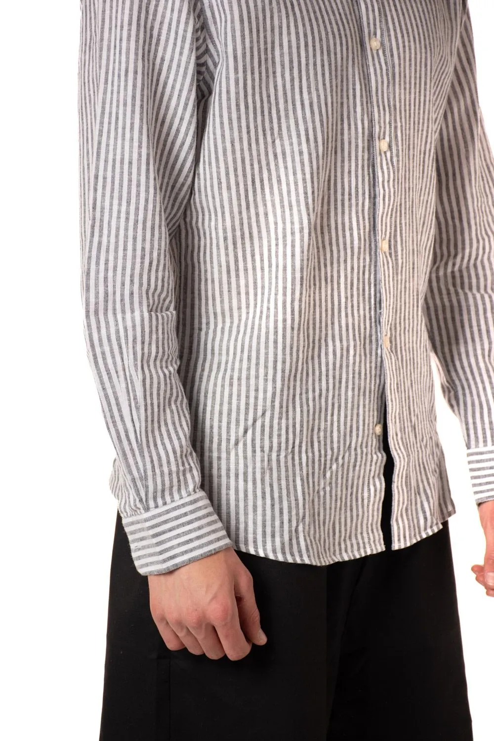 camicia coreana millerighe uomo multi