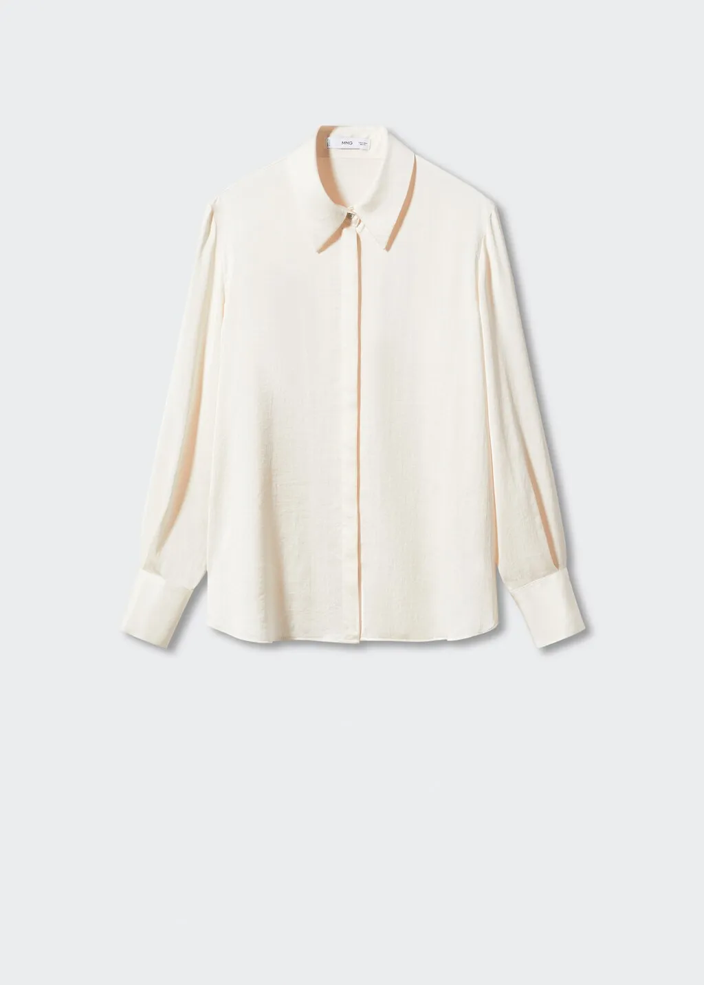 Camicia fluida satinata