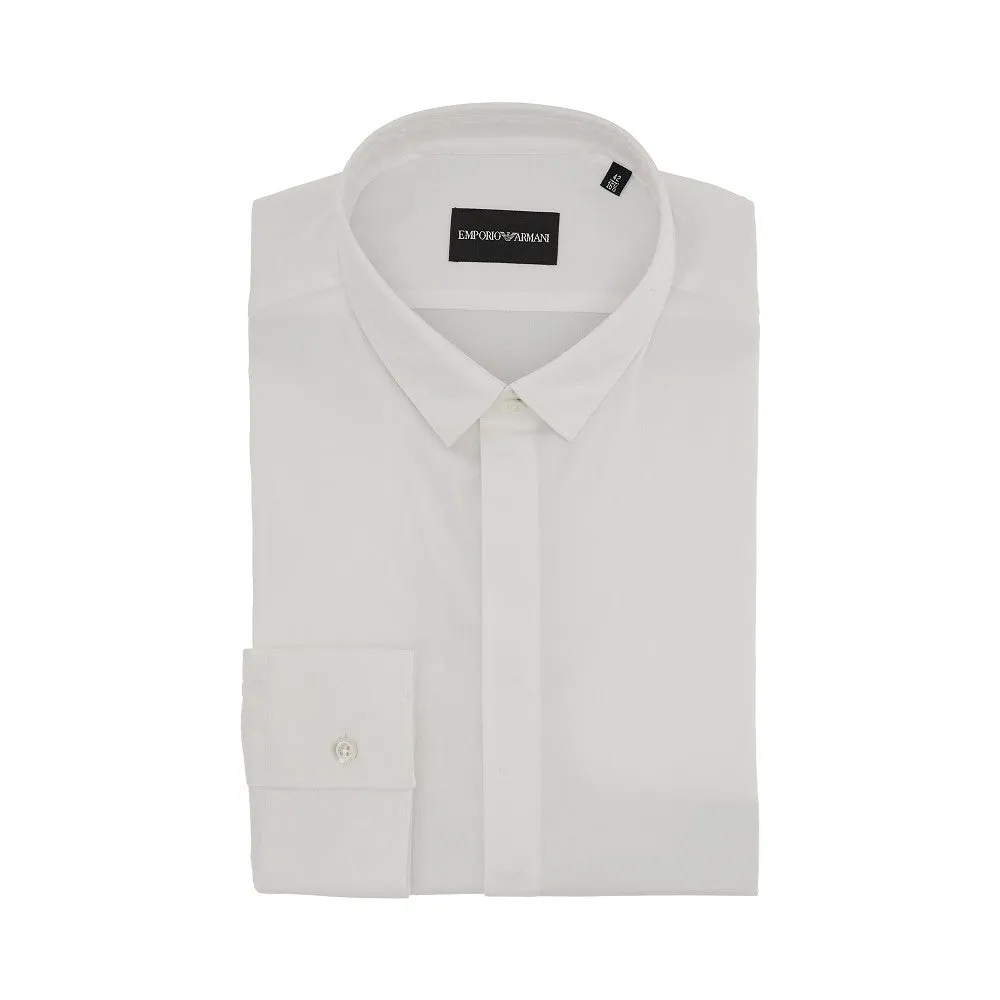 Camicia in twill stretch