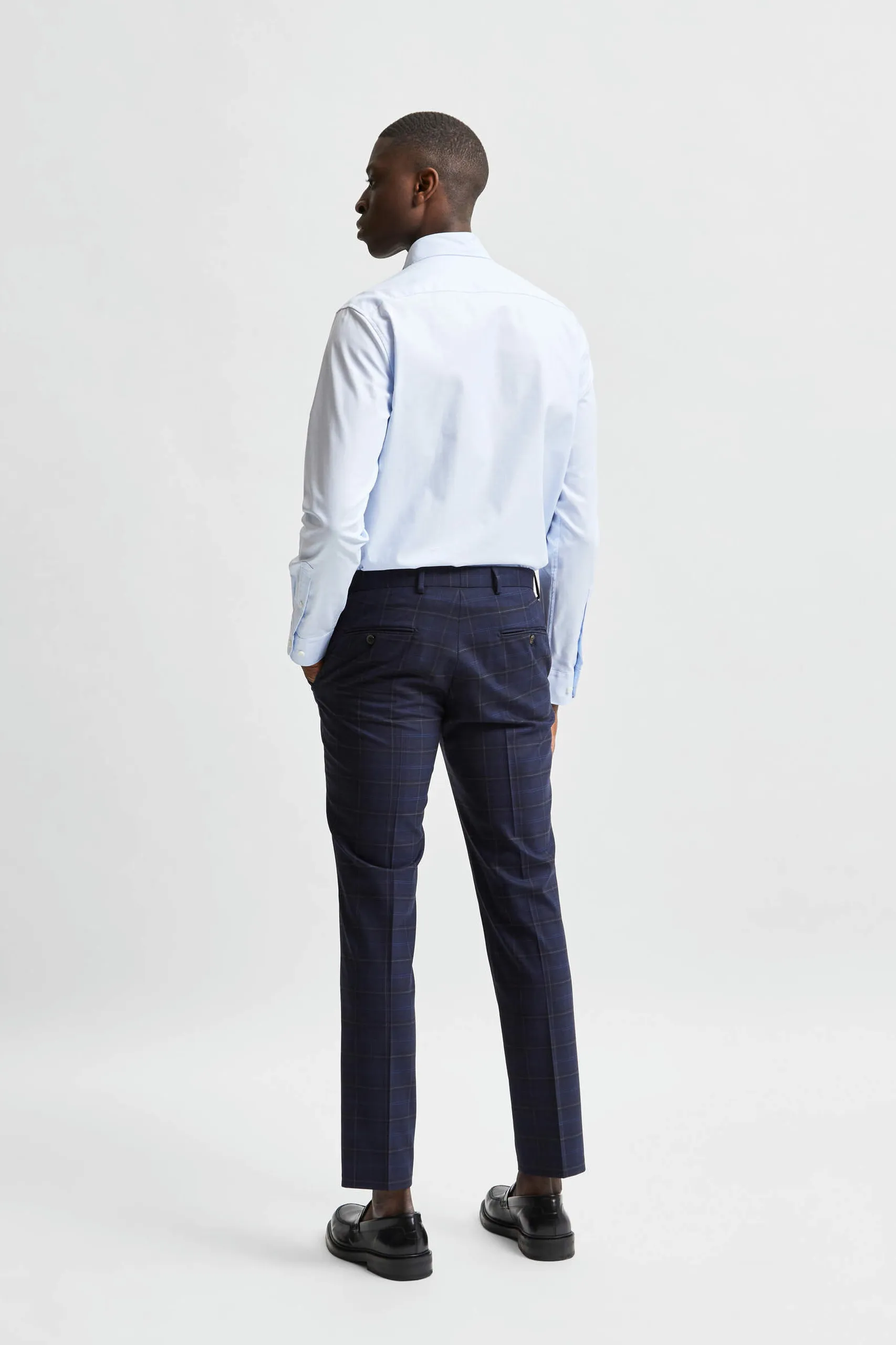 Camicia manica lunga Selected SLHREGETHAN SHIRT LS CLASSIC B NOOS Celeste