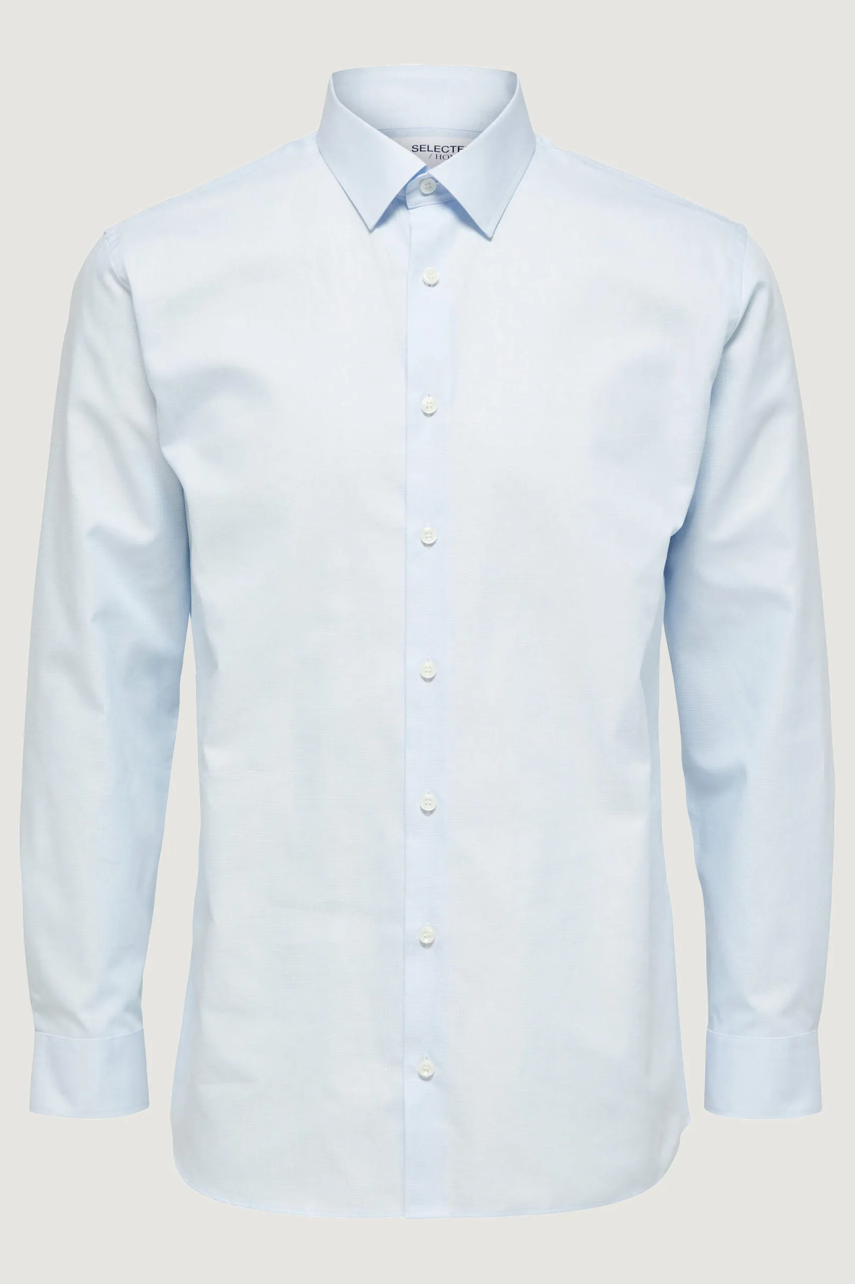 Camicia manica lunga Selected SLHREGETHAN SHIRT LS CLASSIC B NOOS Celeste