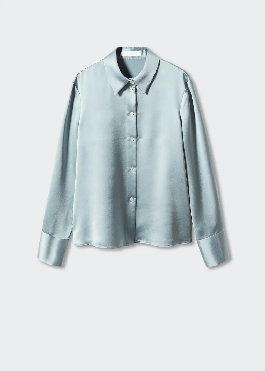 Camicia satinata bottoni