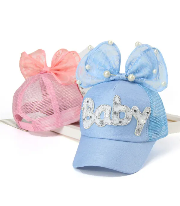 Cappellini mamma-figlia baby strass