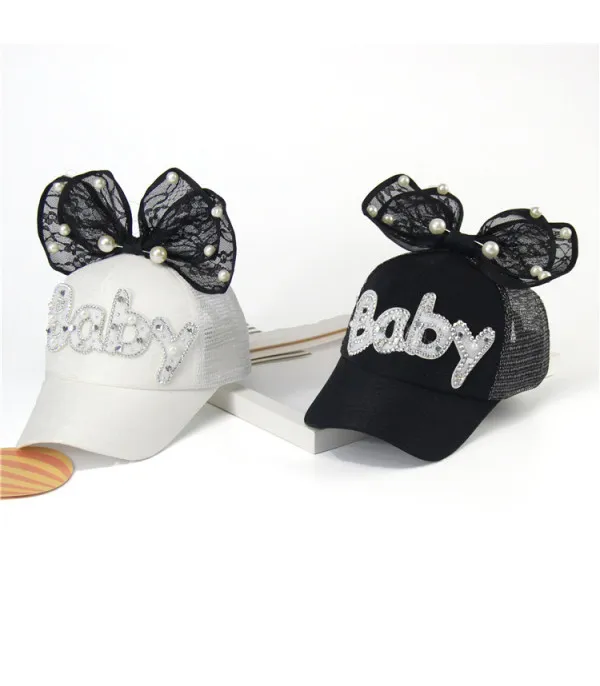 Cappellini mamma-figlia baby strass