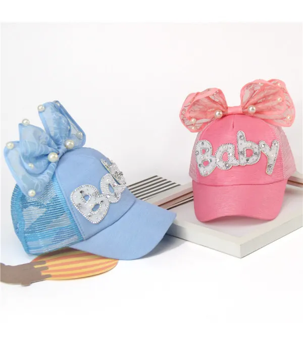 Cappellini mamma-figlia baby strass