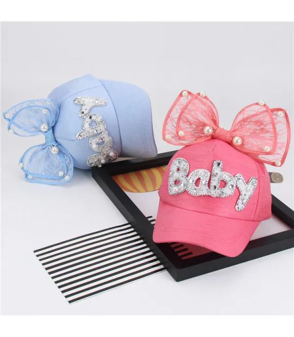 Cappellini mamma-figlia baby strass