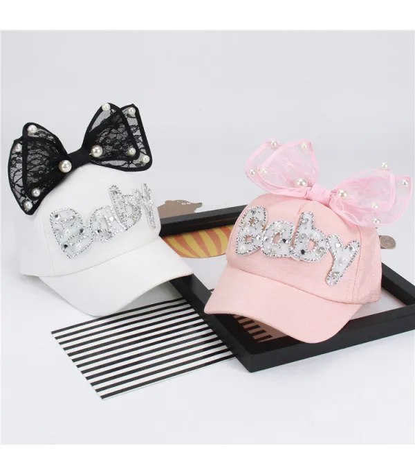 Cappellini mamma-figlia baby strass