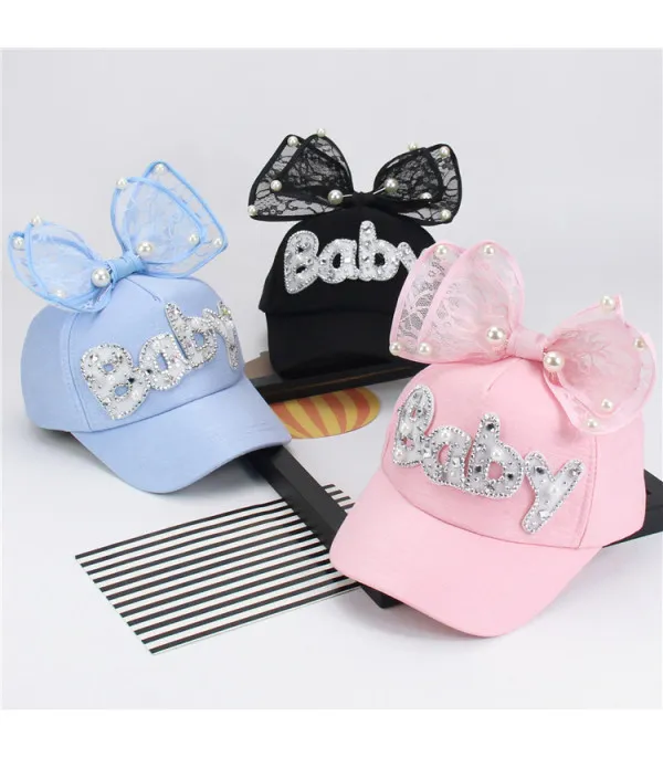 Cappellini mamma-figlia baby strass