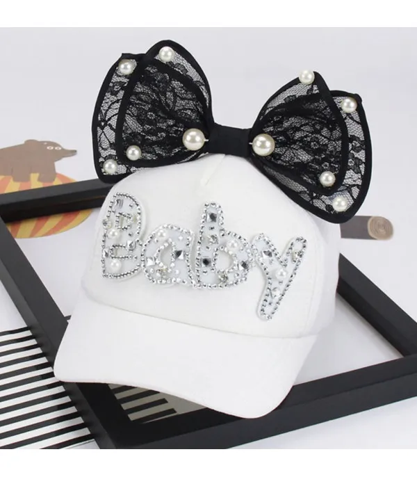 Cappellini mamma-figlia baby strass