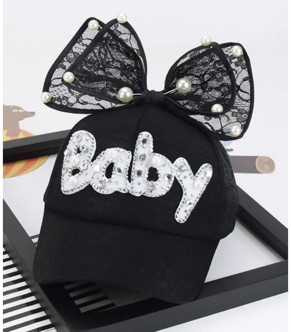 Cappellini mamma-figlia baby strass