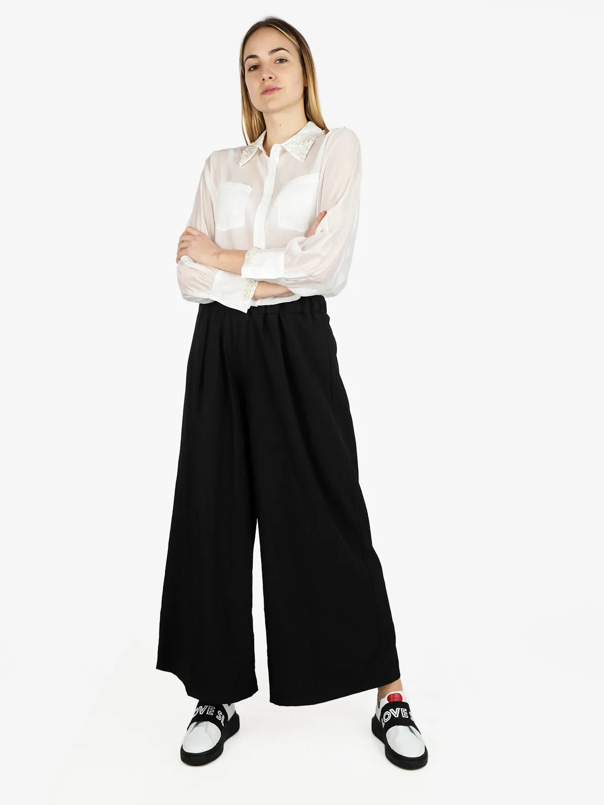 Caspiche Pantalon palazzo femme
