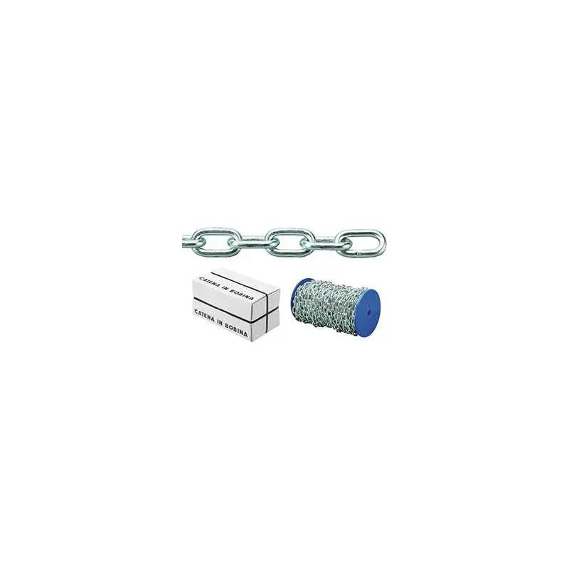 CATENA ZINCOCROMATA IN BOBINE MAGLIA GENOVESE 20
