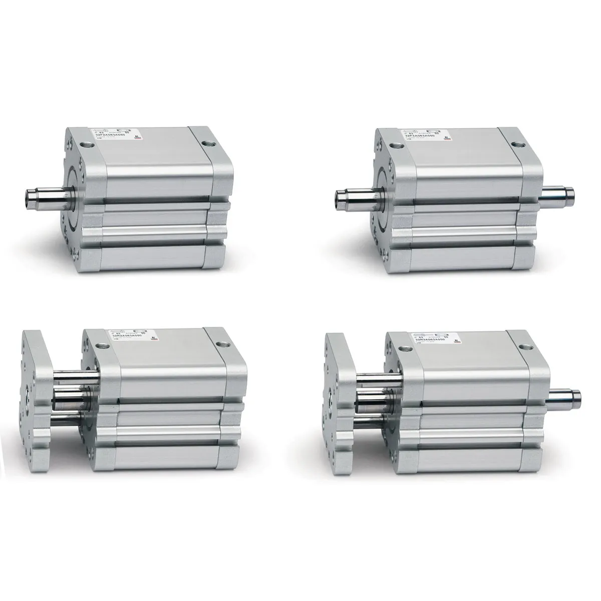 Cilindro conforme allo standard ISO Camozzi 32 32M2A040A015, Doppio effetto, foro da 40mm, corsa 15mm