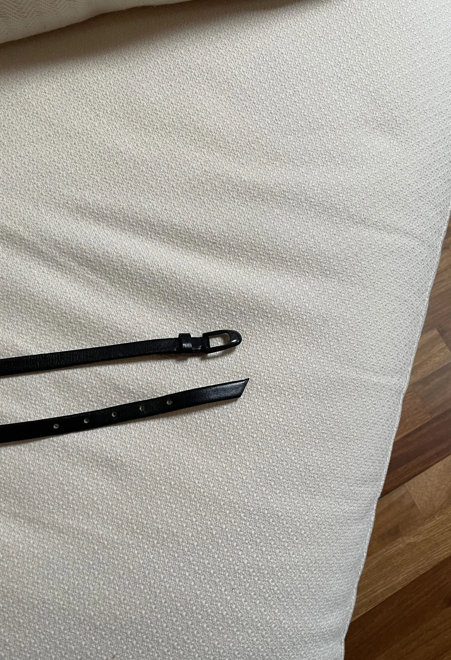 Cintura sottile nera vintage anni ’60