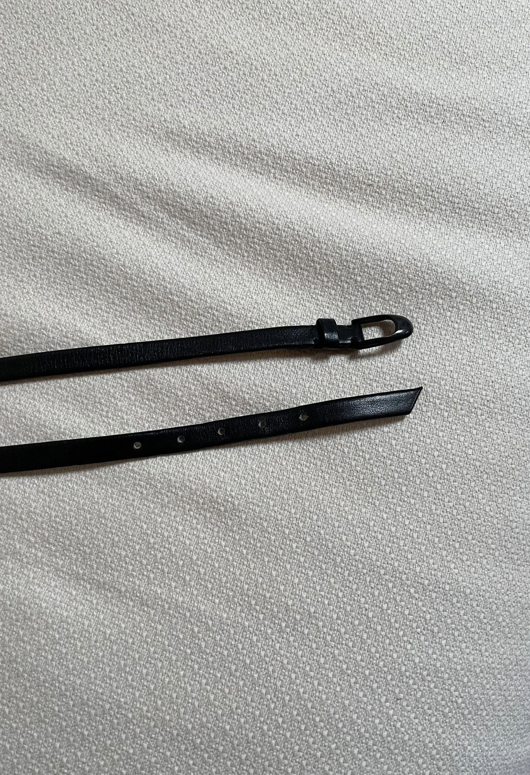 Cintura sottile nera vintage anni ’60