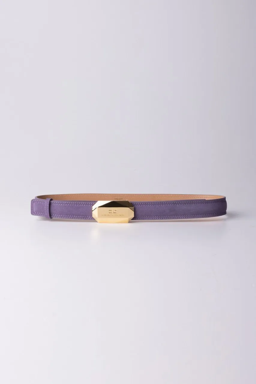 Cintura sottile scamosciata CANDY VIOLET
