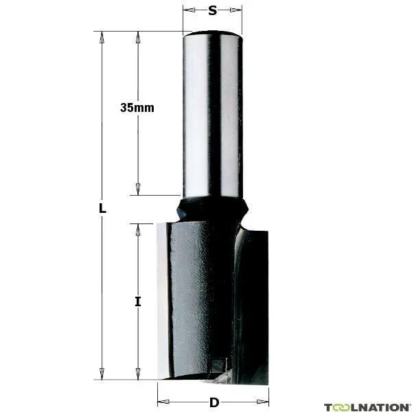 CMT 175.080.11 8 mm Gambo della fresa per scanalature 10 mm