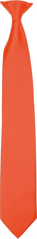 CRAVATTA SATINATA CON CLIP