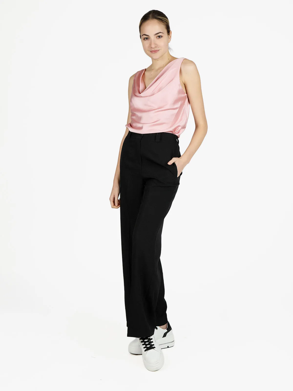 Daystar Pantalon palazzo élégant pour femme