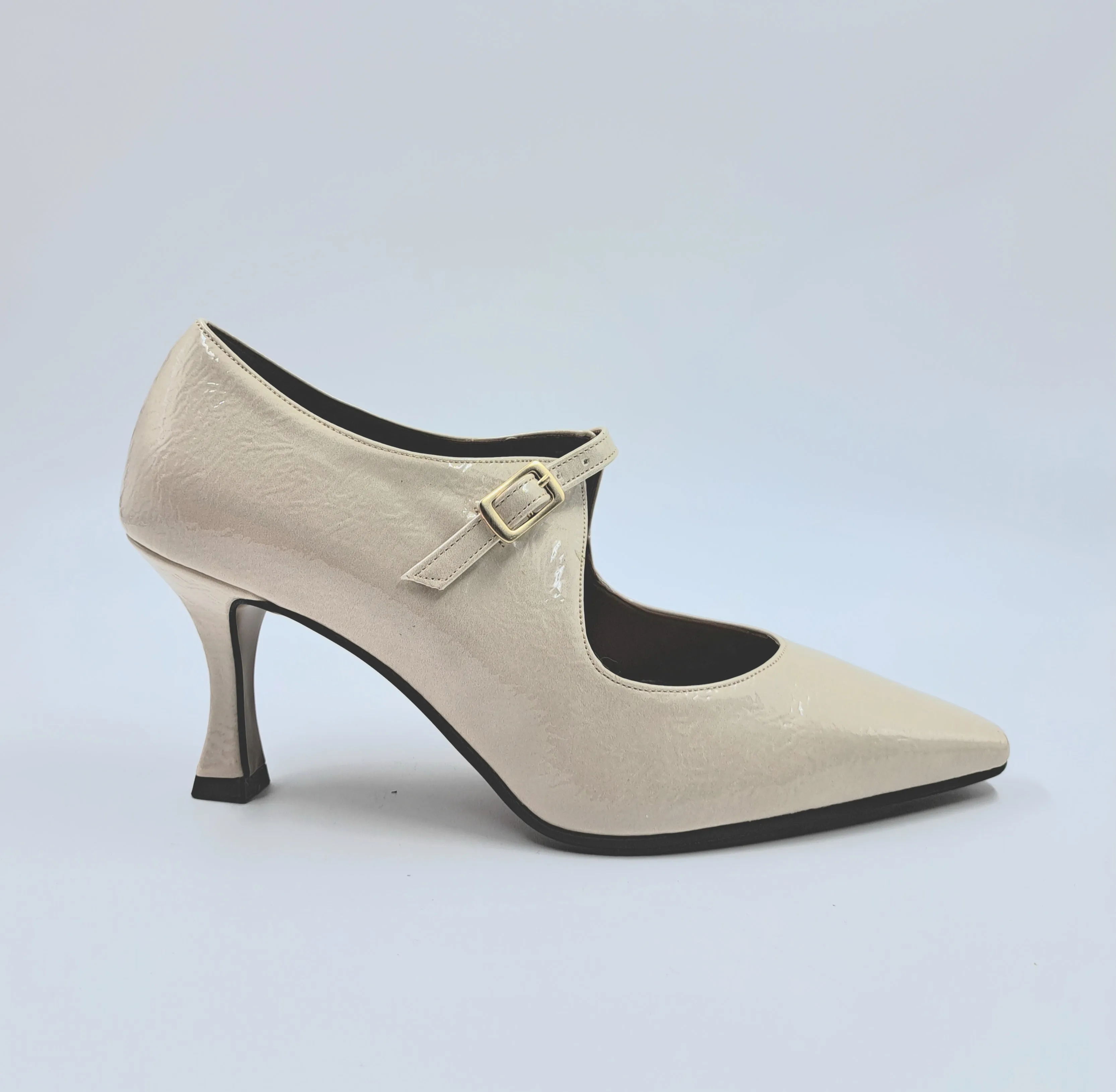 DECOLLETE FIBBIA COLLO BEIGE