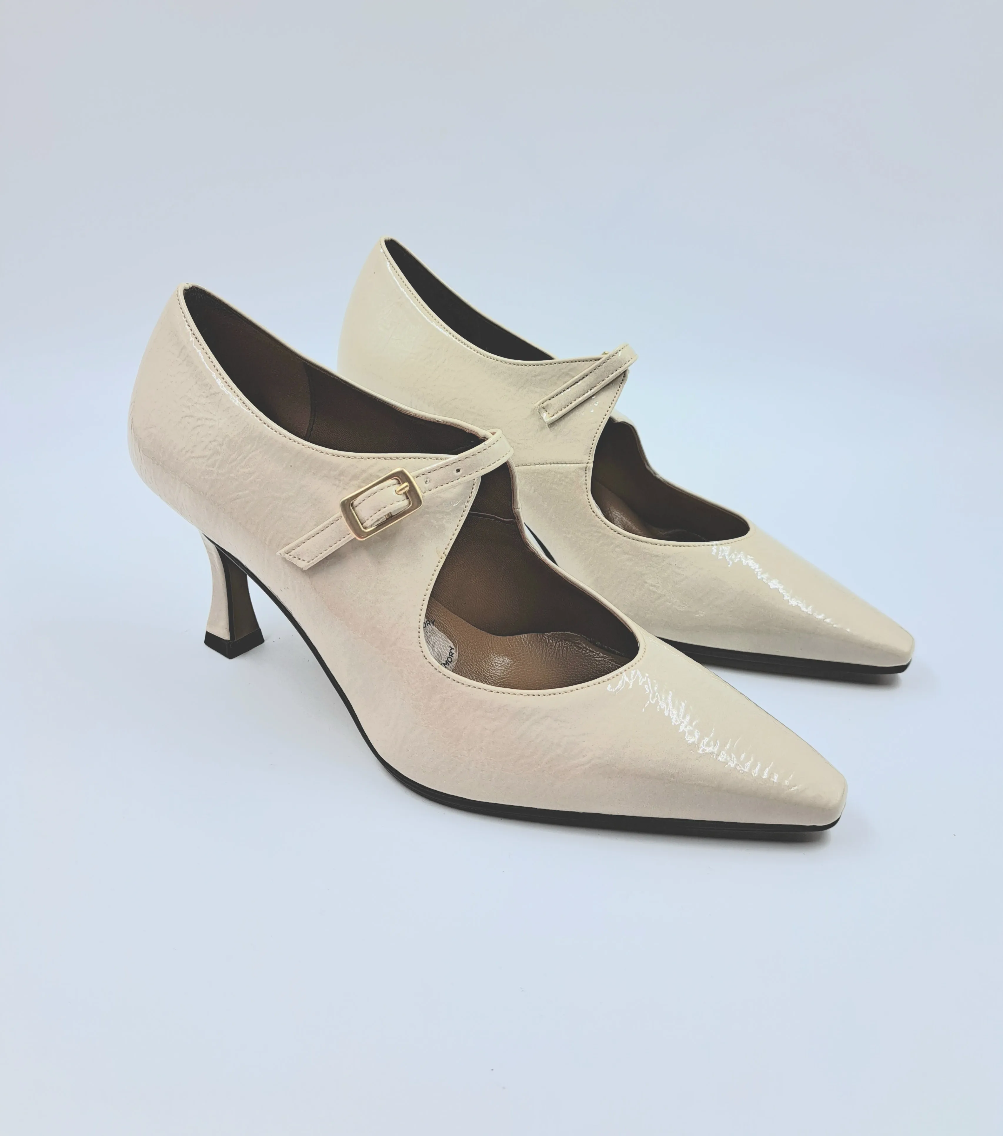 DECOLLETE FIBBIA COLLO BEIGE