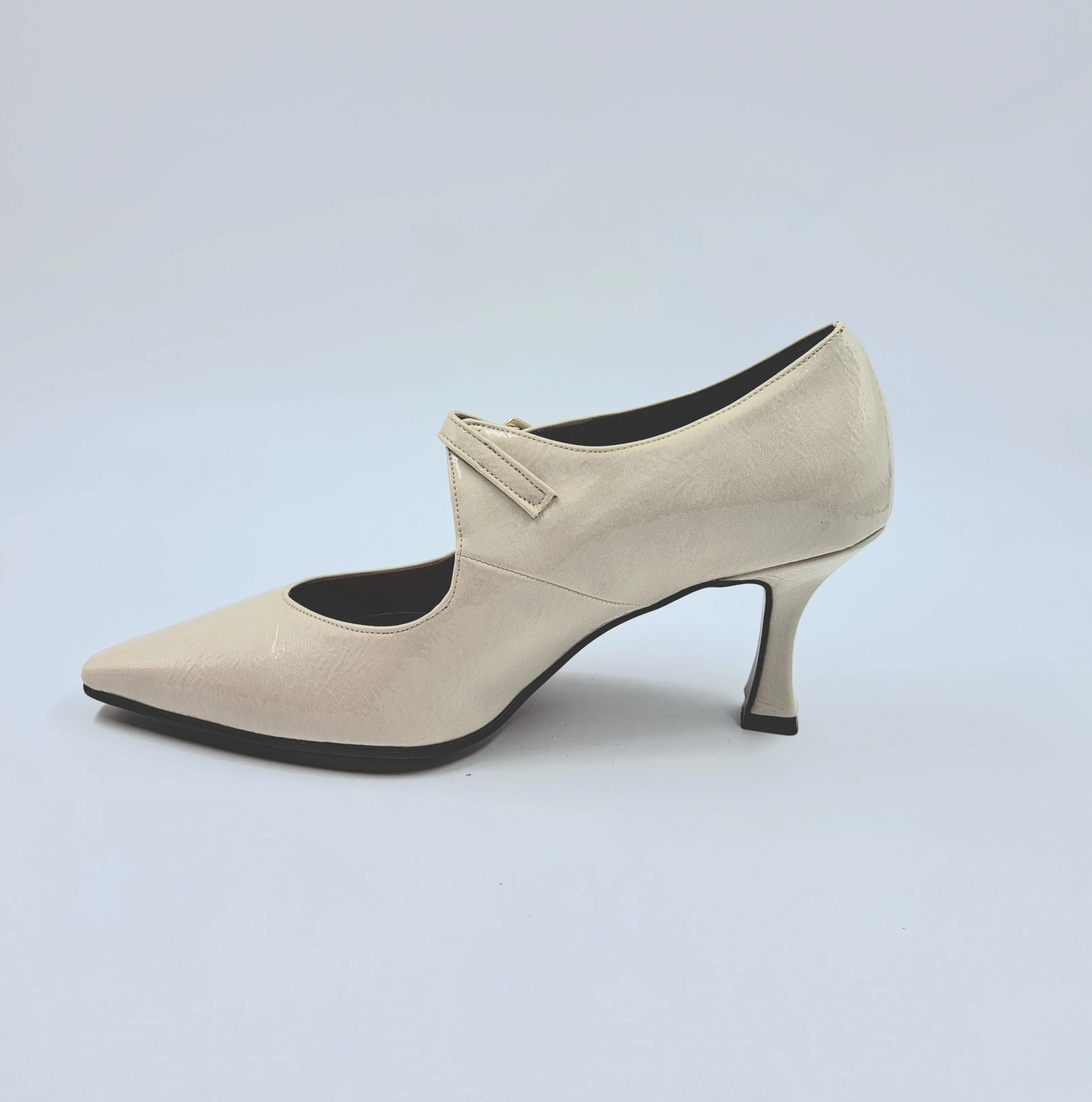 DECOLLETE FIBBIA COLLO BEIGE