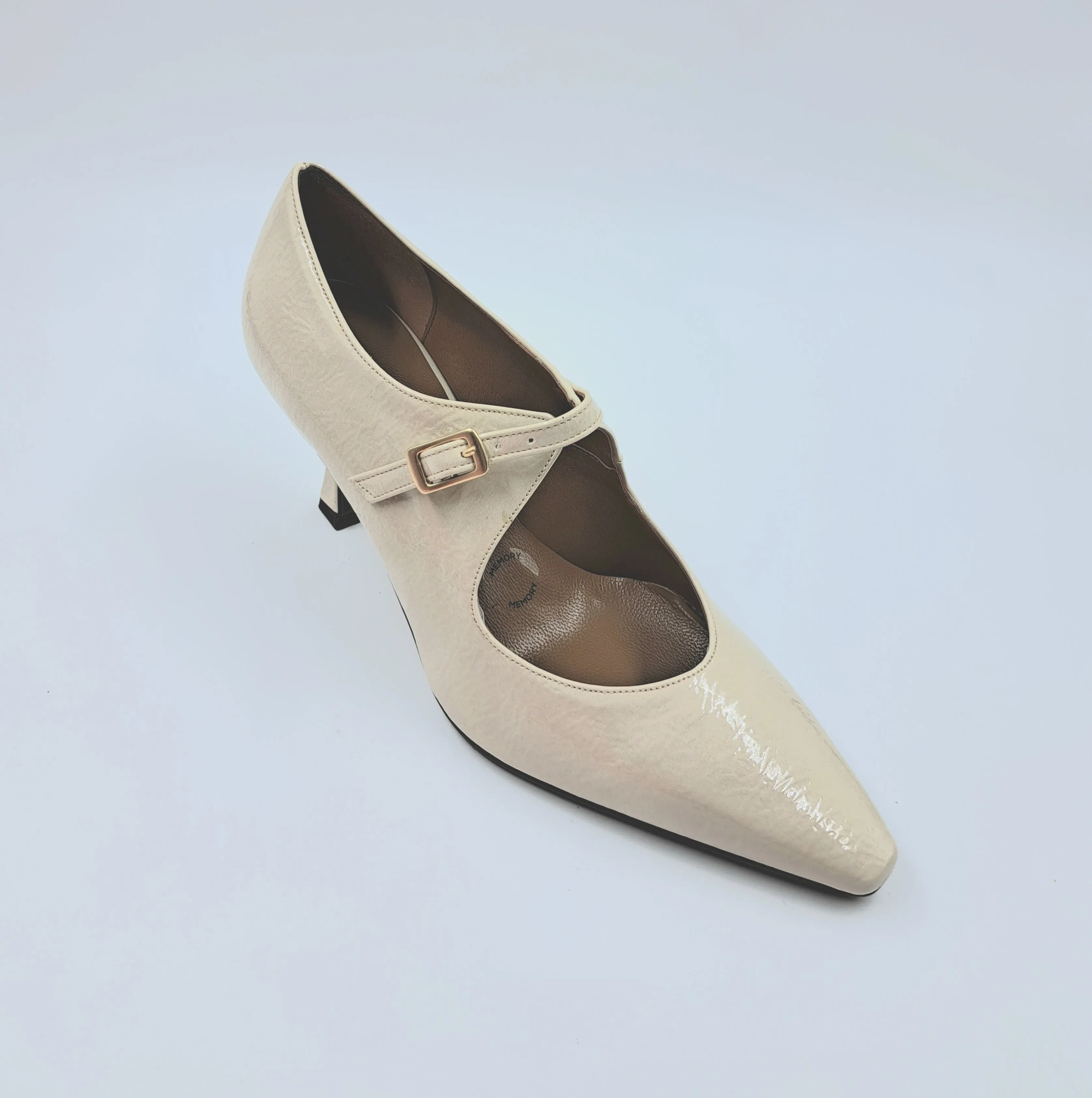 DECOLLETE FIBBIA COLLO BEIGE
