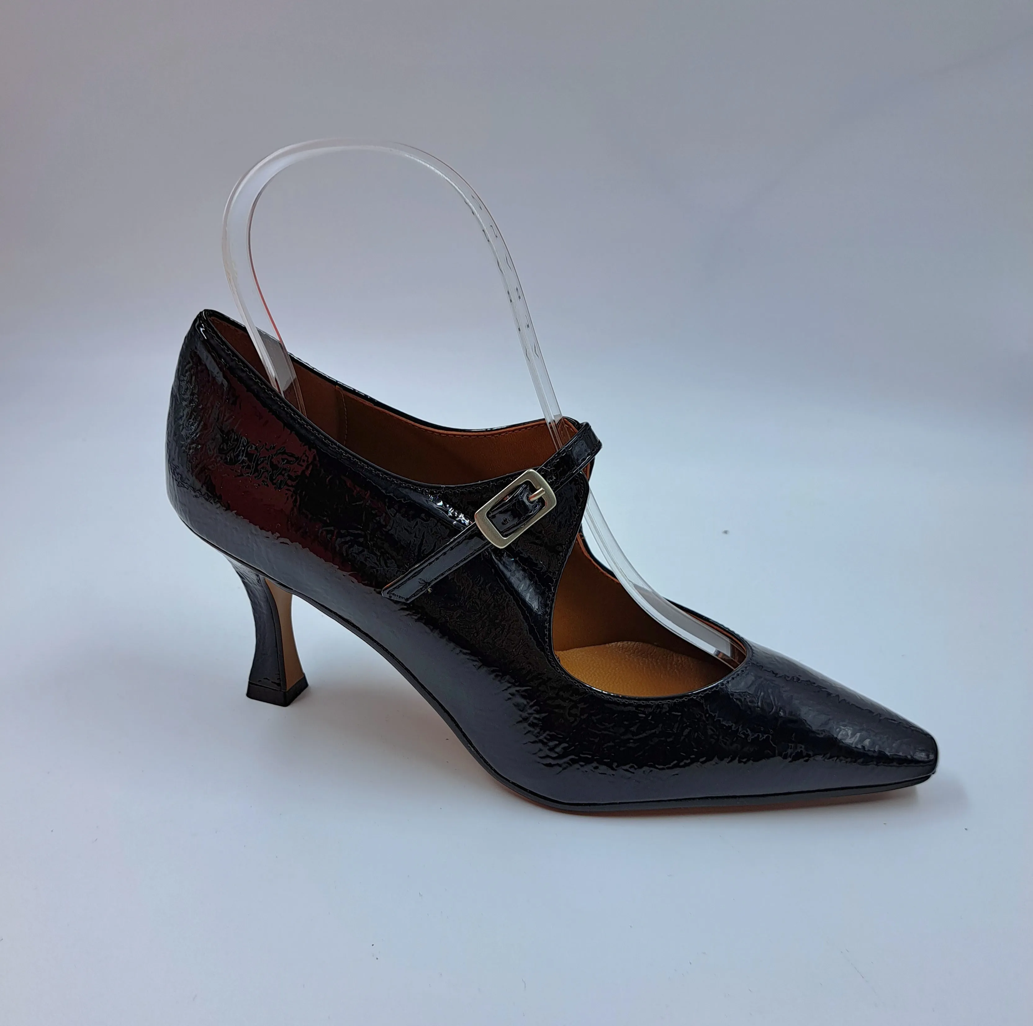 DECOLLETE FIBBIA COLLO NERO