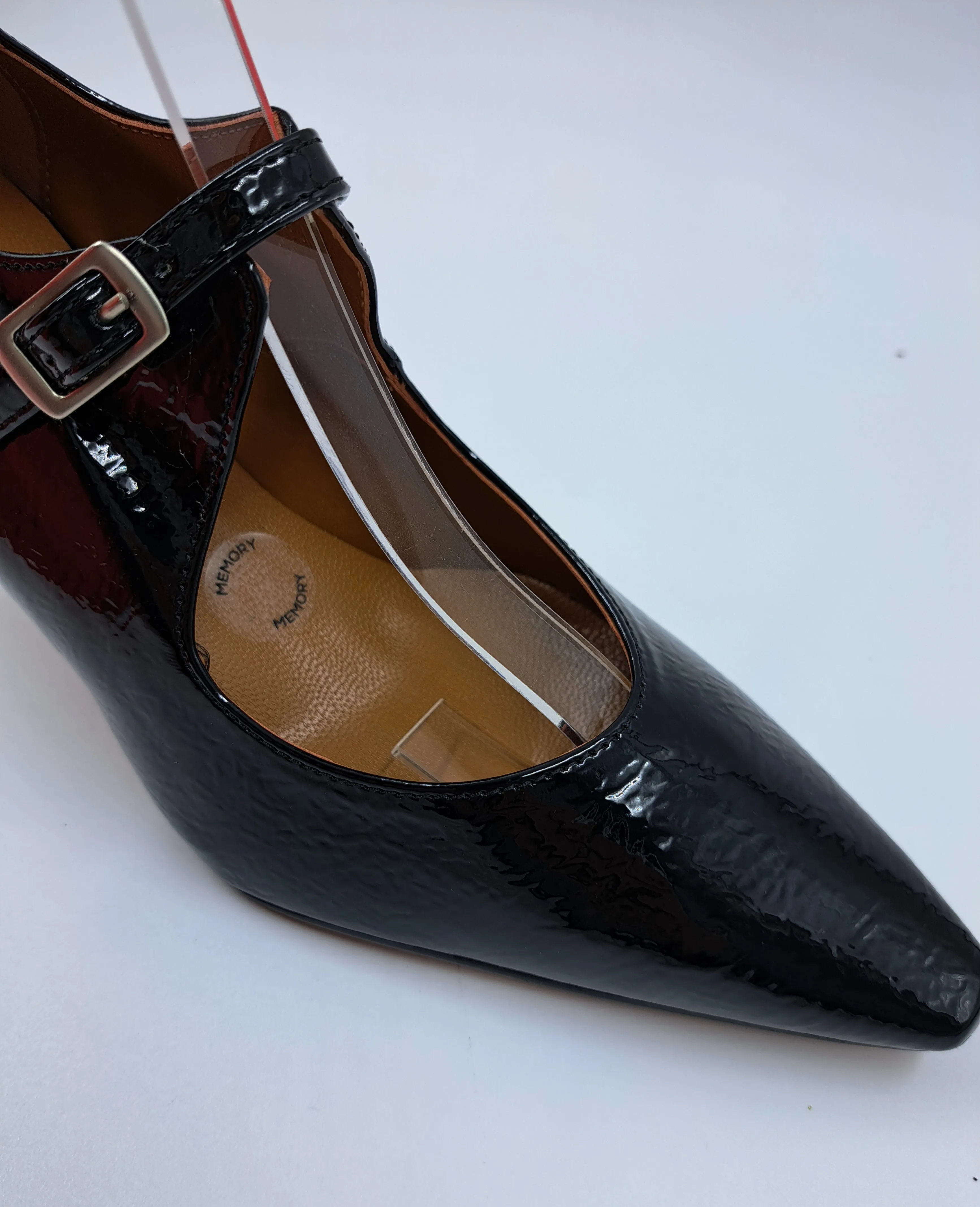 DECOLLETE FIBBIA COLLO NERO