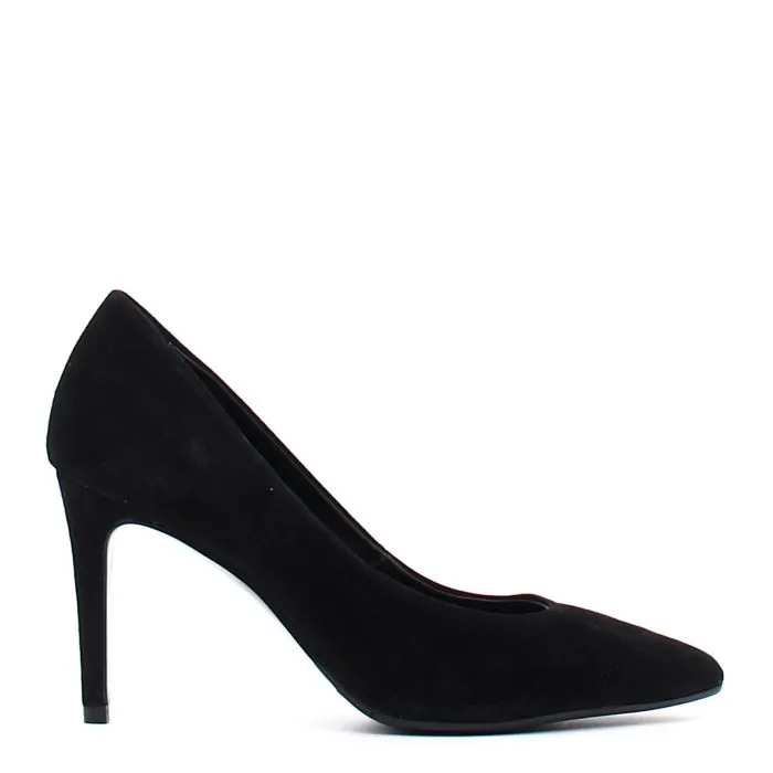 DECOLLETTE IN CAMOSCIO  TACCO 90 MM NERO