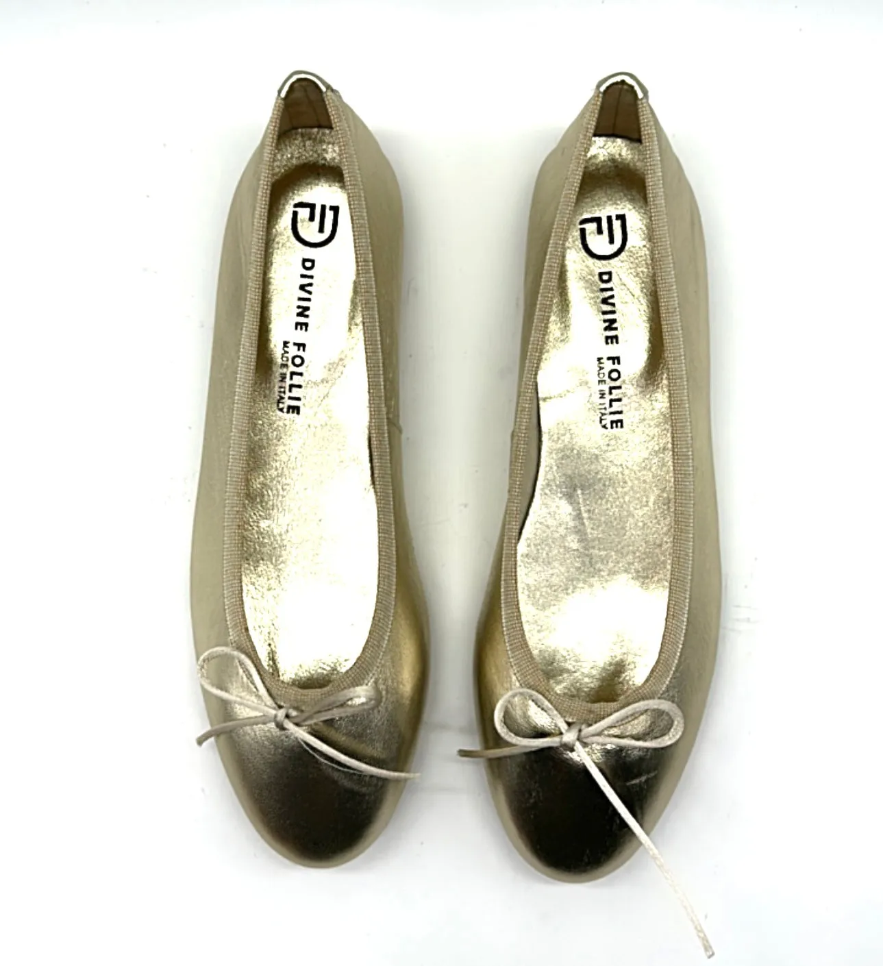 DIVINE FOLLIE - ballerina basic gold