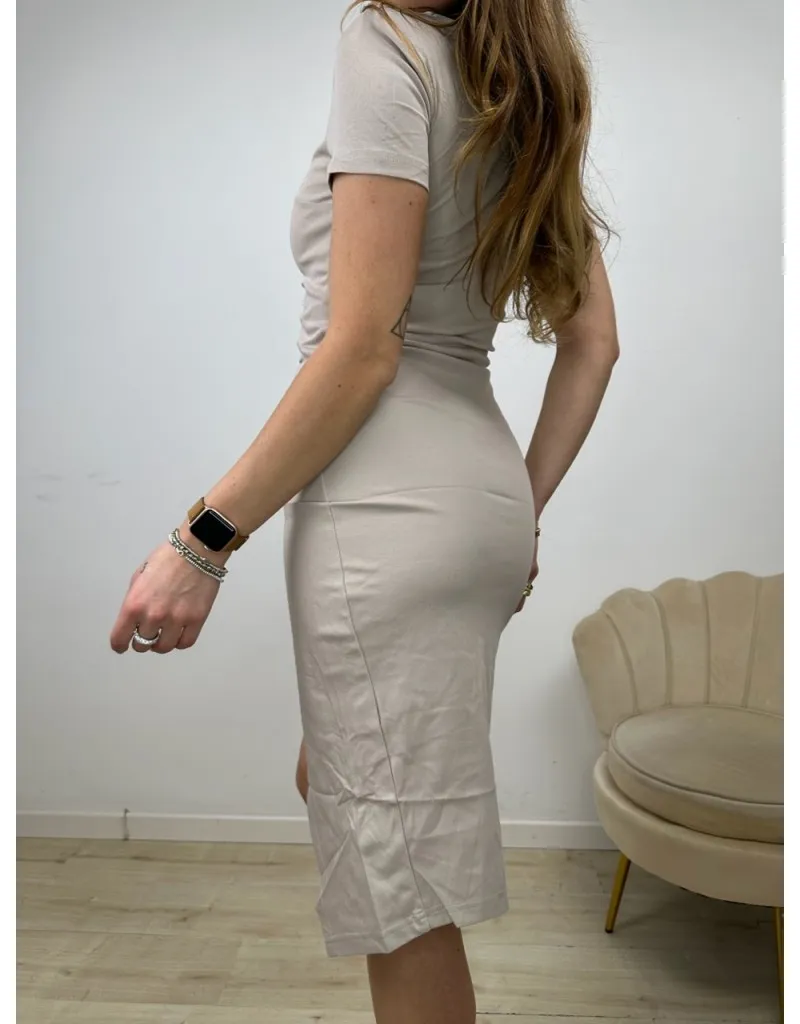 DRESS KARIM BEIGE
