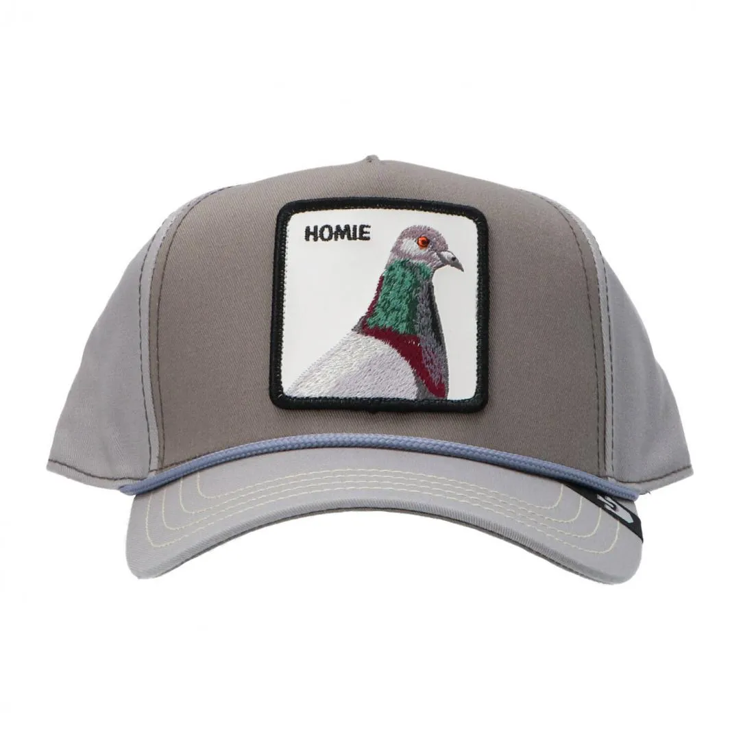 DROP CANVAS ANIMAL CAP Grigio Homie