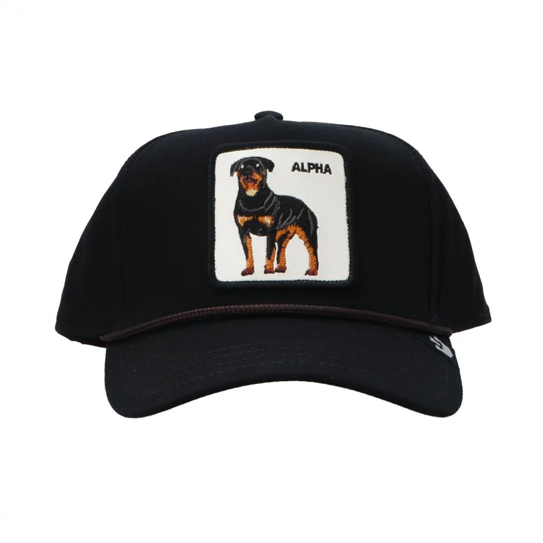 DROP CANVAS ANIMAL CAP Nero Alpha