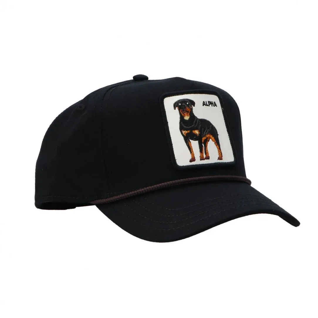 DROP CANVAS ANIMAL CAP Nero Alpha