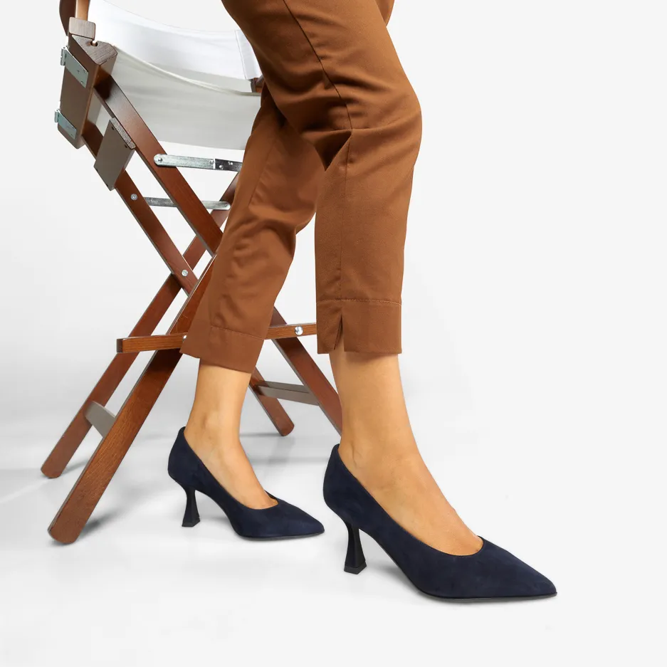 Décolleté Blu Tacco Cubano