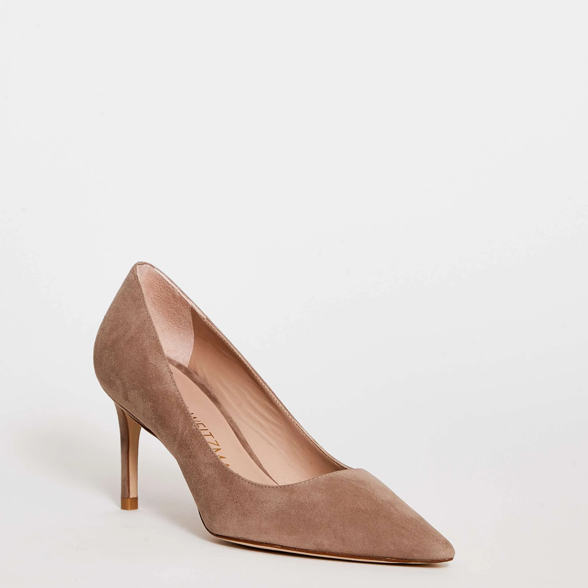 Décolleté in pelle scamosciata