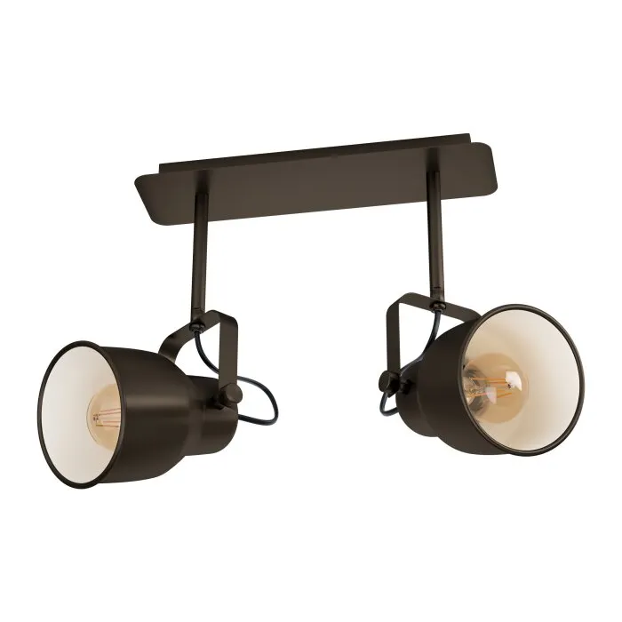 Eglo MITCHLEY Plafoniera Bronzo, Crema, 2-Luci