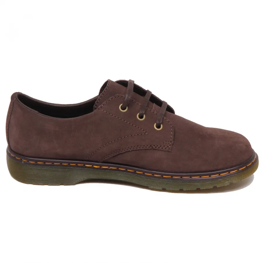 F2142 (NO BOX) scarpa uomo brown DR. MARTENS scarpe suede shoe man
