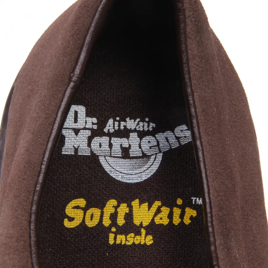F2142 (NO BOX) scarpa uomo brown DR. MARTENS scarpe suede shoe man