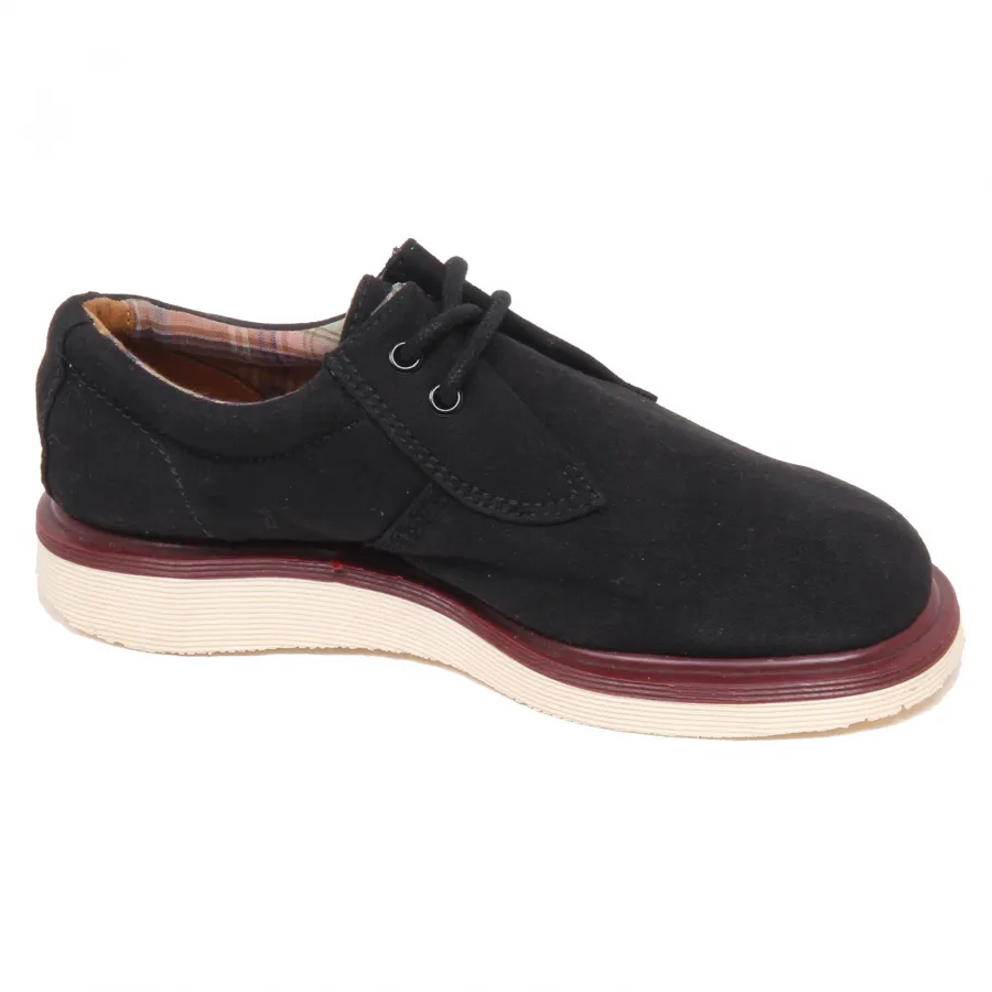 F5850 (NO BOX) scarpa donna black tissue DR. MARTENS scarpe shoe woman